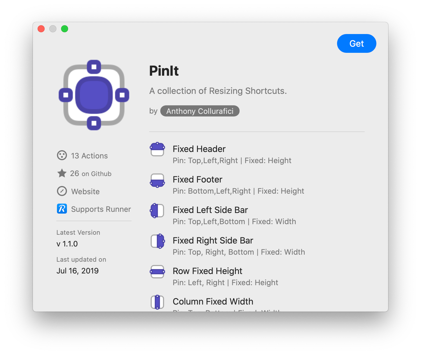 Plugin preview window of Comma Sketch plugin